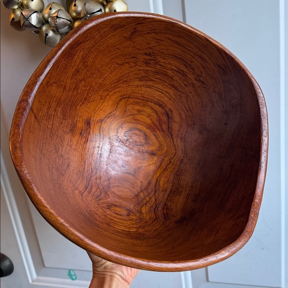 Vintage Elegant teak Bowl - Picture 4 of 10
